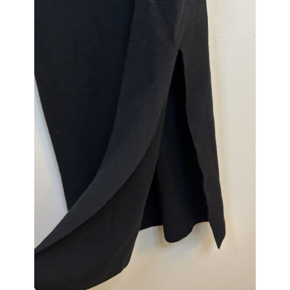 ABERCROMBIE FITCH One Sleeve Asymmetrical Sweater Dress Medium Bodycon Long Knit - Picture 5 of 11